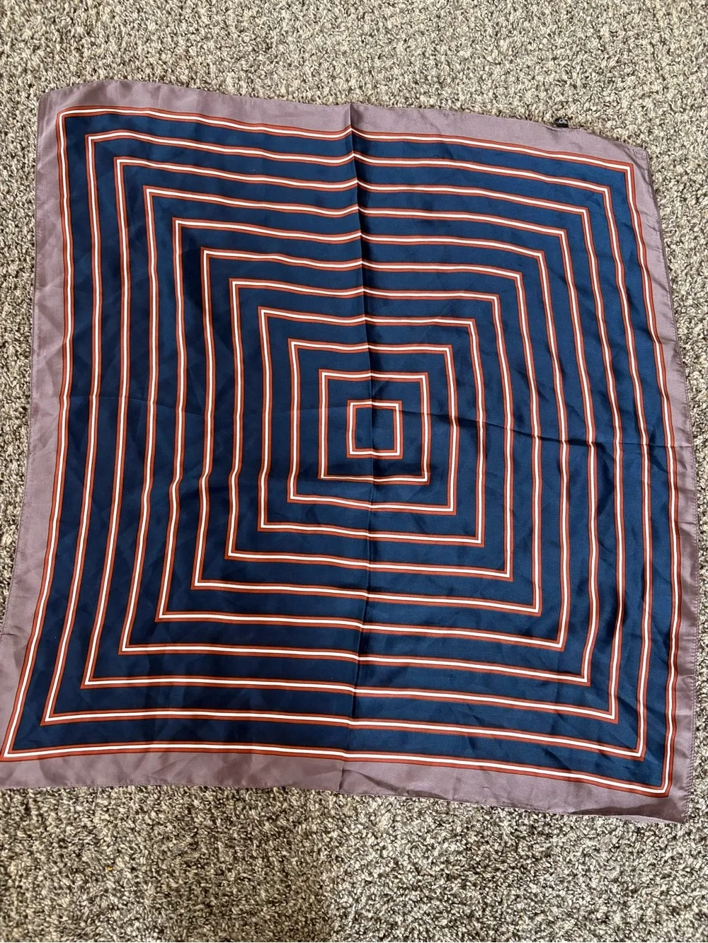 Stripes Silk Scarf Bandana | Geometric Lines